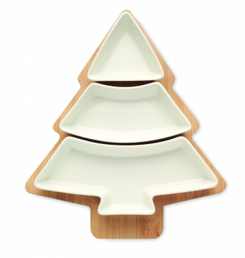 Logo trade promotional gifts image of: Christmas tree serving tray