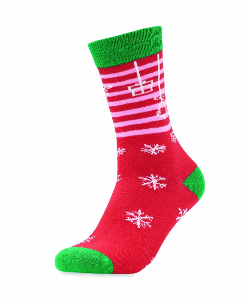 Logo trade promotional merchandise photo of: Pair of Christmas socks L