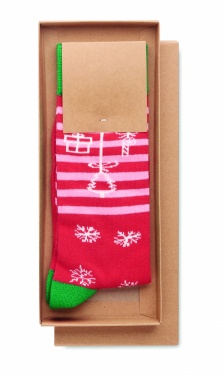 Logotrade promotional item image of: Pair of Christmas socks L