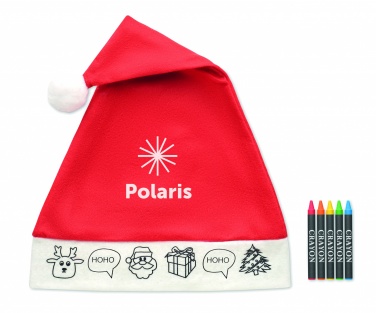 Logo trade promotional giveaway photo of: Kids Santa hat