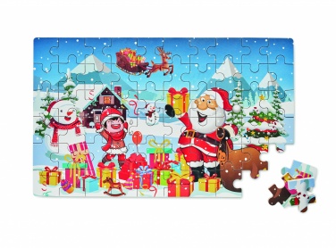 Logo trade advertising product photo of: Wooden Christmas puzzle