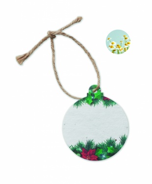 Logotrade corporate gifts photo of: Seed paper Xmas ornament