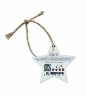 Logotrade promotional merchandise image of: Seed paper Xmas ornament