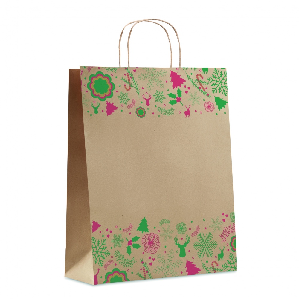 Logo trade advertising products image of: Gift paper bag large