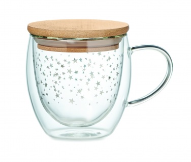 Logotrade promotional item picture of: Double wall borosilicate mug