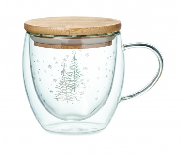 Logo trade promotional gift photo of: Double wall borosilicate mug