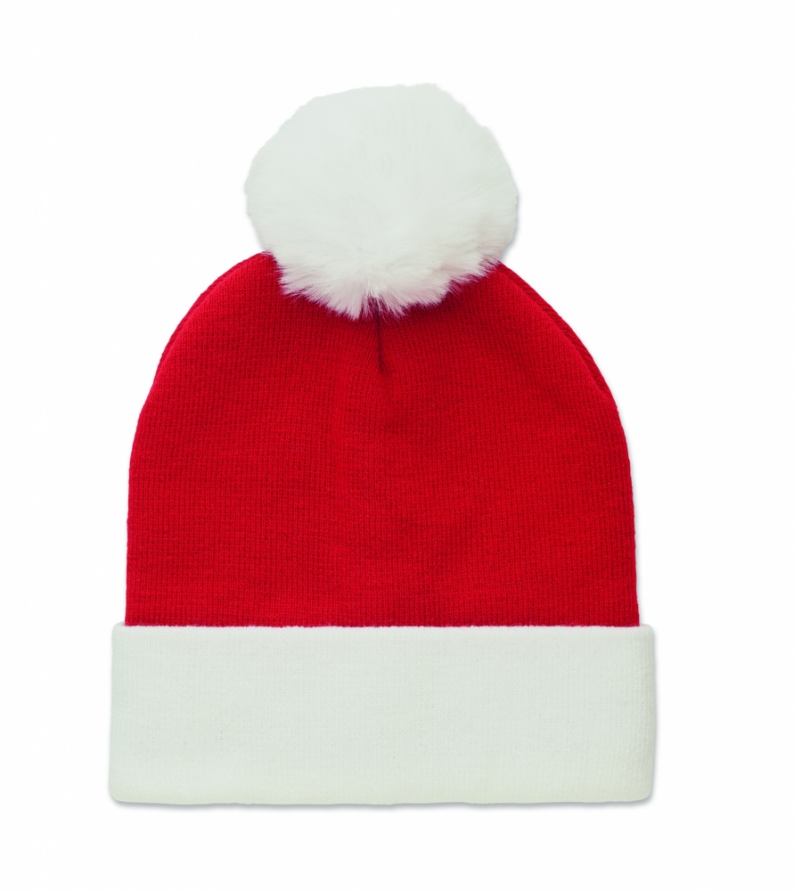 Logo trade promotional giveaway photo of: Christmas knitted beanie