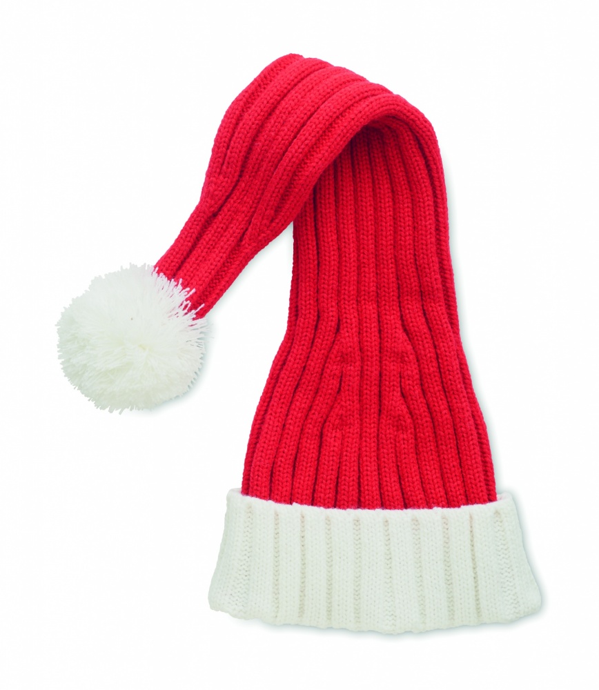 Logo trade promotional products image of: Long Christmas knitted beanie