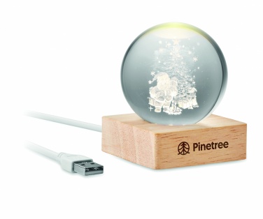 Logotrade promotional merchandise picture of: Christmas LED crystal ball