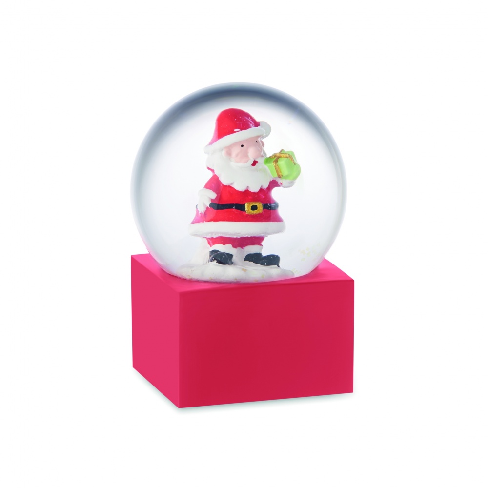 Logo trade promotional gifts picture of: Small snow ball glass ornament