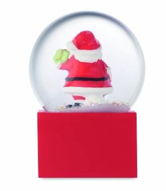 Logo trade business gifts image of: Small snow ball glass ornament