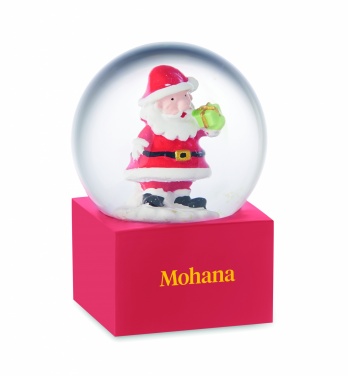 Logo trade promotional products image of: Small snow ball glass ornament