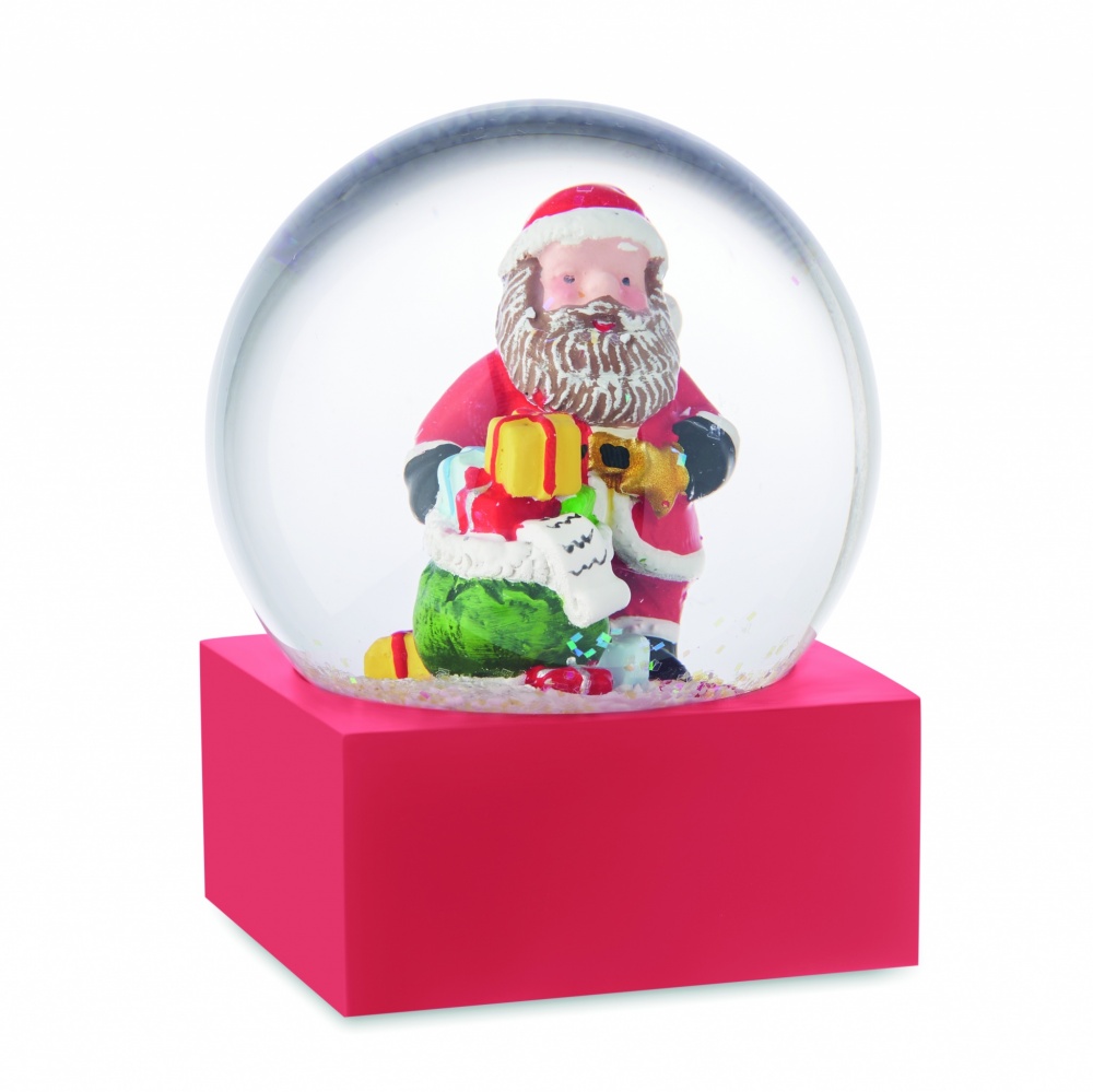 Logotrade promotional merchandise image of: Snow ball glass ornament