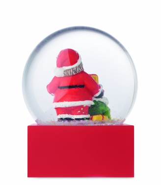 Logotrade advertising product image of: Snow ball glass ornament