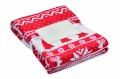 RPET fleece blanket 190 gr/m², Red