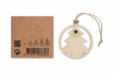 Logotrade business gift image of: Wooden tree shape hanger