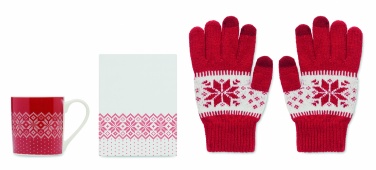 Logotrade promotional products photo of: Winter gift mug and gloves set