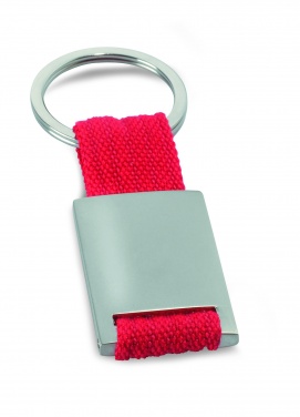 Logo trade corporate gifts image of: Metal rectangular key ring Espoo