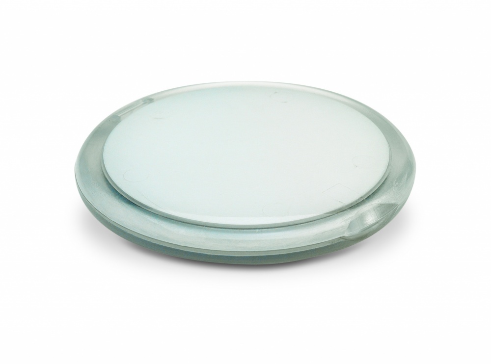 Logo trade corporate gift photo of: Rounded double compact mirror