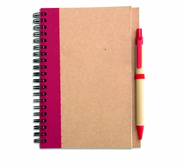 Logotrade corporate gift image of: B6 recycled notebook with pen