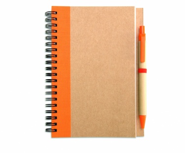 Logotrade corporate gift picture of: B6 recycled notebook with pen