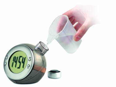 Logotrade promotional item image of: Water powered LCD desk clock