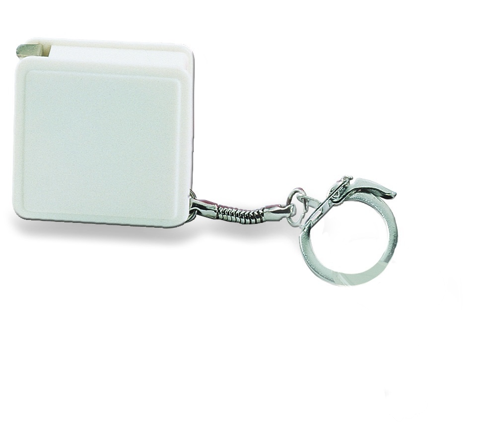 Logo trade promotional gift photo of: Key ring w/ flexible ruler 1m, Vantaa