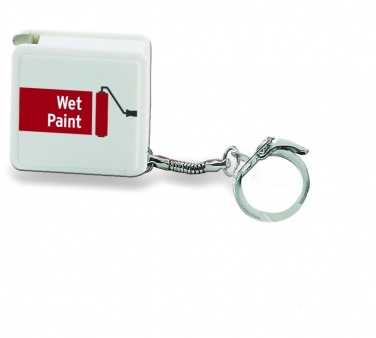 Logo trade promotional giveaway photo of: Key ring w/ flexible ruler 1m, Vantaa