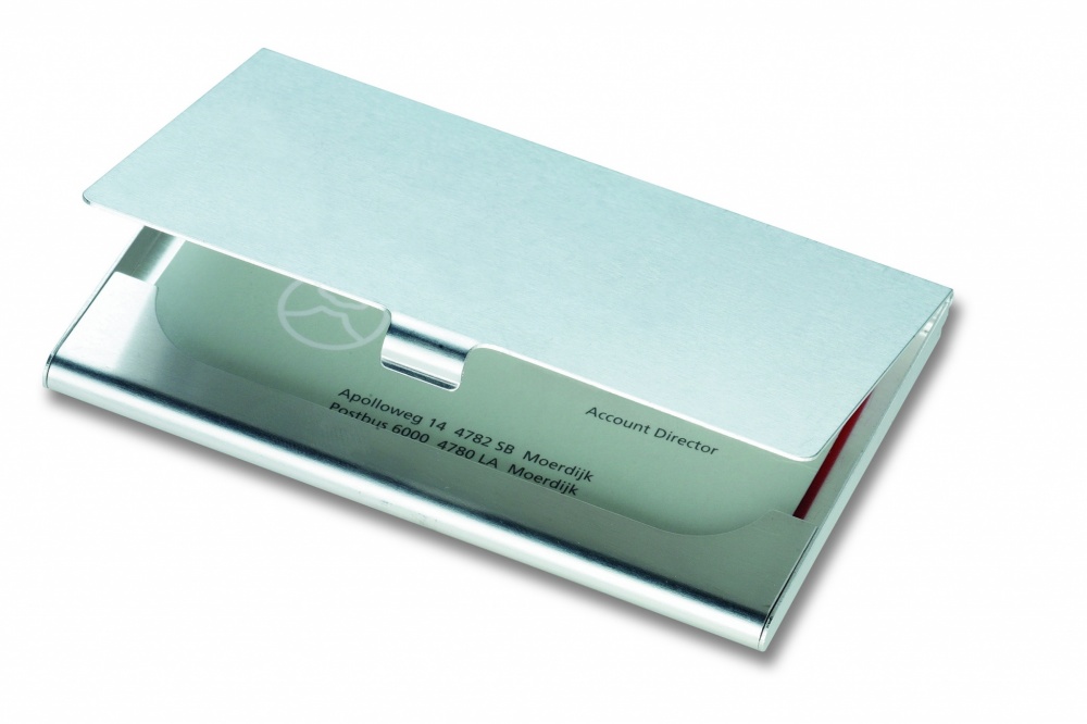 Logotrade promotional merchandise image of: Aluminium business card holder