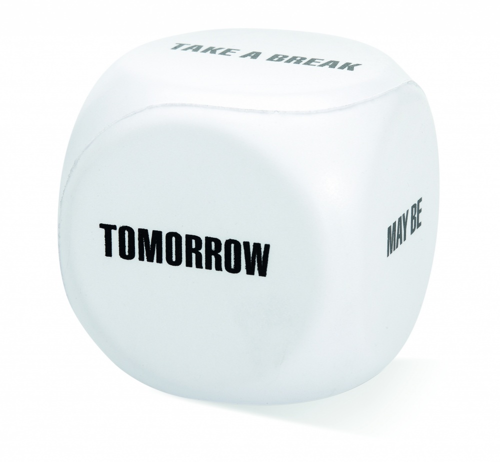 Logotrade promotional item picture of: Anti-stress decision dice