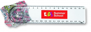 Logo trade promotional giveaways picture of: Ruler with magnifier