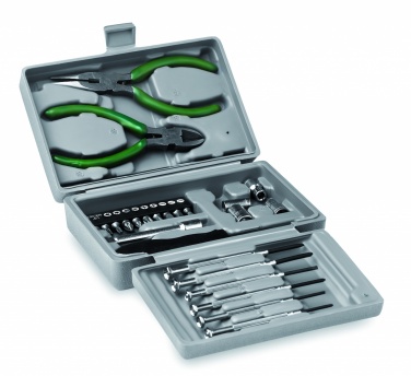 Logo trade promotional item photo of: Foldable 25 piece tool set