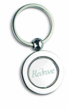 Logotrade promotional merchandise image of: Globe metal key ring  WORLD