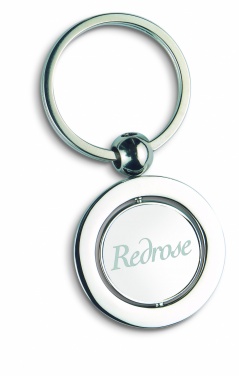 Logotrade corporate gift image of: Globe metal key ring