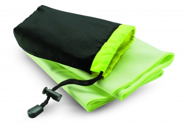 Logo trade advertising product photo of: Sport towel in nylon pouch