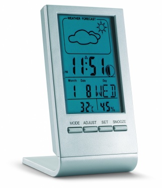 Logotrade advertising product picture of: Weather station with blue LCD