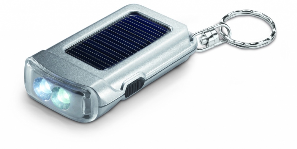 Logotrade promotional giveaway image of: Solar powered torch key ring Vaasa