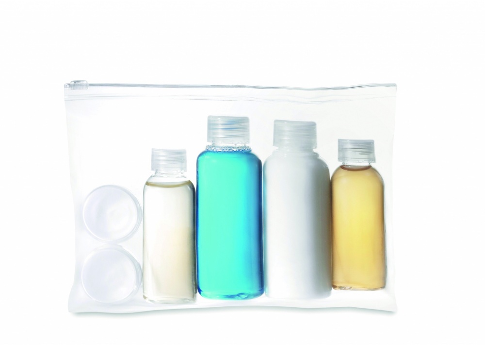 Logo trade corporate gift photo of: Travelling pouch with bottles