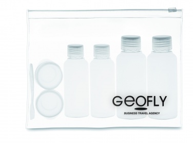 Logo trade promotional item photo of: Travelling pouch with bottles