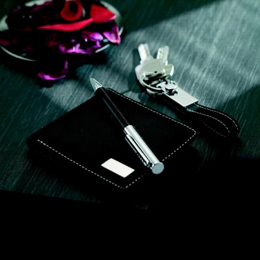 Logo trade promotional giveaway photo of: Ball pen key ring and wallet Lappeenranta