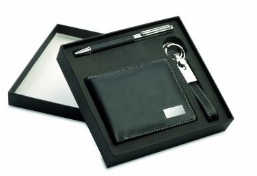 Logo trade business gift photo of: Ball pen key ring and wallet Lappeenranta