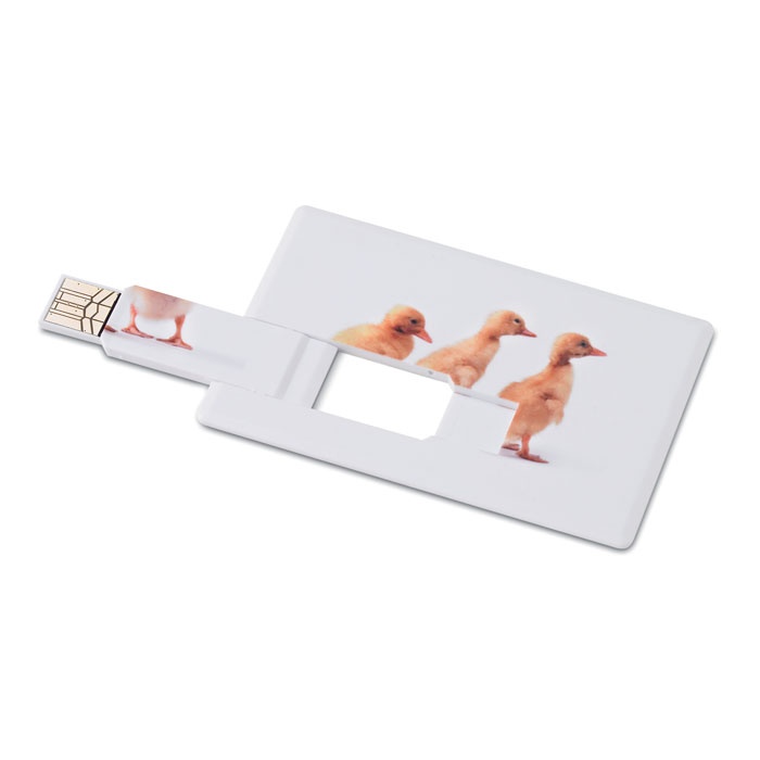 Logotrade promotional product picture of: Creditcard. USB flash 4GB