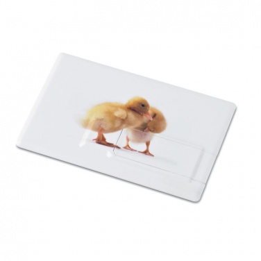 Logotrade promotional product picture of: Creditcard. USB flash 4GB