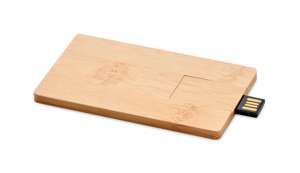 Logotrade promotional giveaway image of: 16GB bamboo casing USB