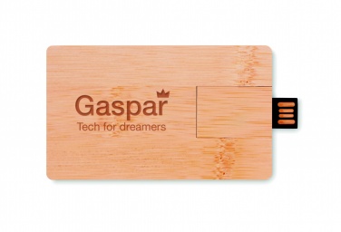 Logotrade promotional merchandise picture of: 16GB bamboo casing USB