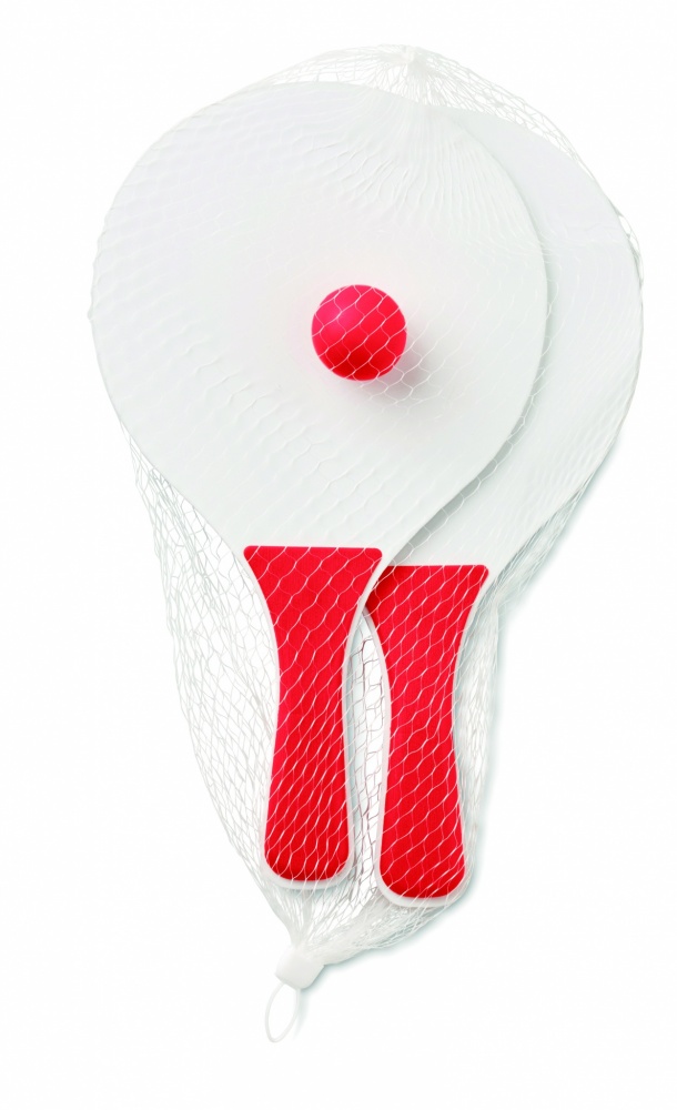 Logo trade advertising product photo of: Small Beach tennis set