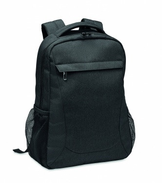 Logo trade promotional giveaways picture of: 600D RPET laptop backpack