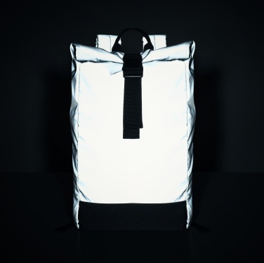 Logotrade advertising product image of: Reflective Rolltop backpack