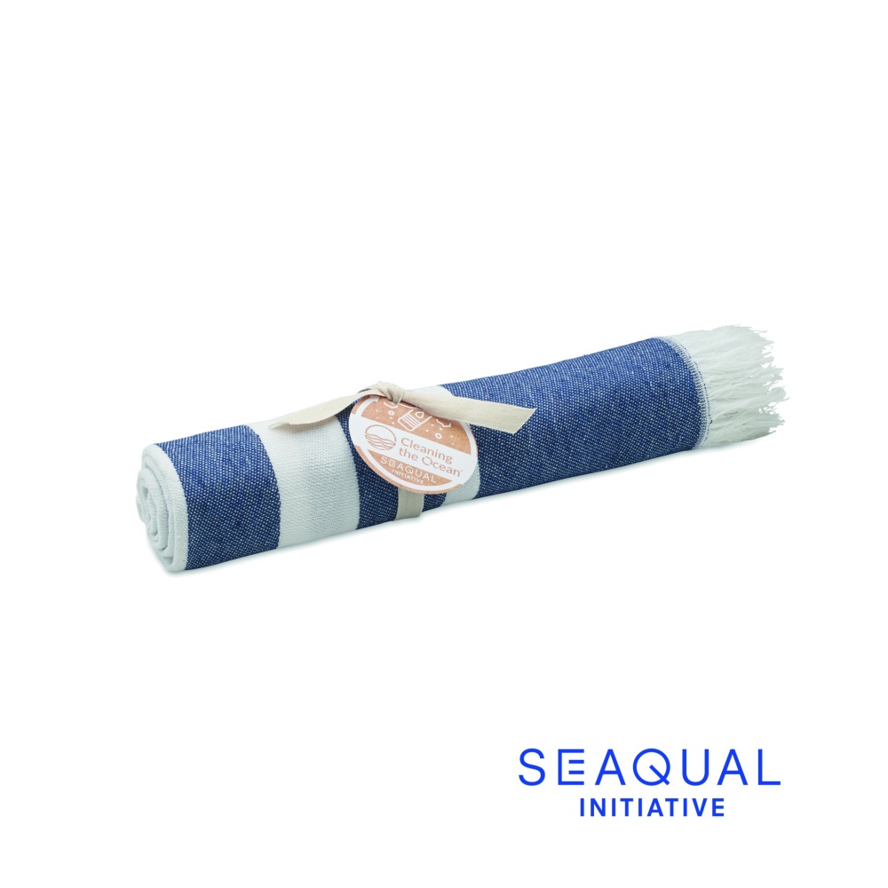 Logo trade promotional giveaways picture of: SEAQUAL® hammam towel 70x140cm