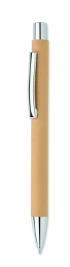 Logo trade promotional items image of: Recycled paper push ball pen